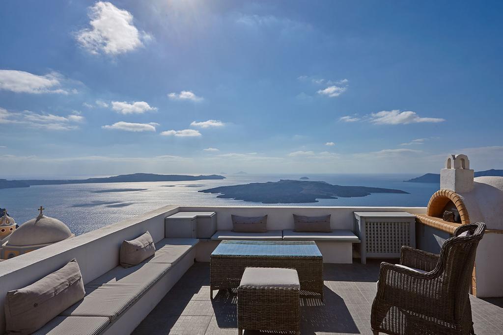 Villa Dakoronia Fira  Exteriör bild