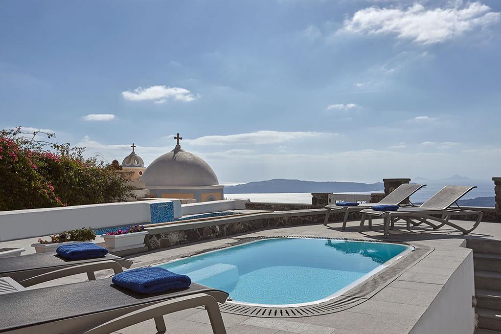 Villa Dakoronia Fira  Exteriör bild